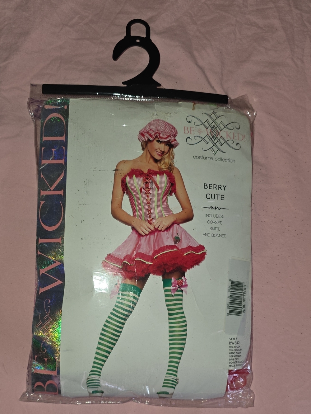 Be Wicked Berry Cute Girls' Costume in Pink & Green